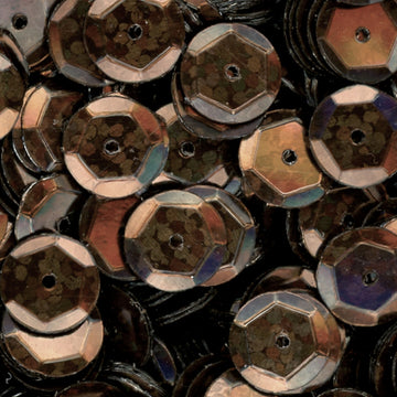 8mm Slightly Cupped Hologram Dark Chocolate