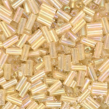 4.5mm Bugle Iridescent Yellow 500 Grams