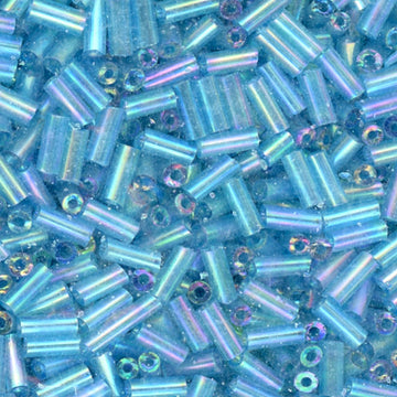 4.5mm Bugle Iridescent Med. Ocean Blue Green 500 Grams