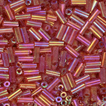 4.5mm Bugle Iridescent Strawberry Red 500 Grams