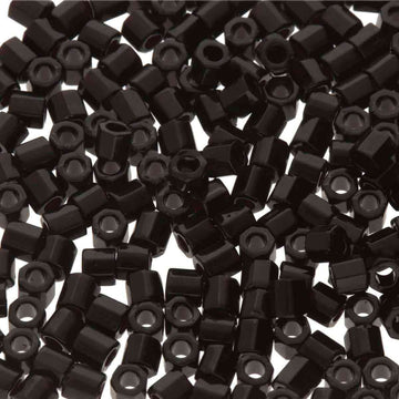 2-cut Bead Black Glossy