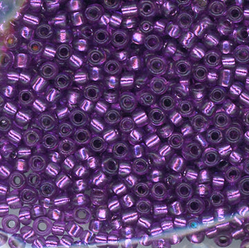 11/0 Bead Silver Lined Purple