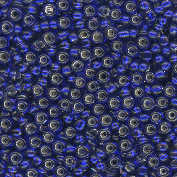 11/0 Bead Silver Lined Blue 450 Grams