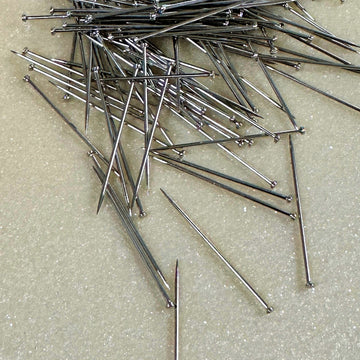 1-1/4-inch Silver Sequin Pins 100 grams