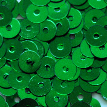 5mm Flat Metallic Green 100 grams