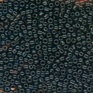 15/0 Bead Black Glossy