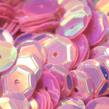 10mm Slightly Cupped Crystal Opaque Carnation 100 Grams