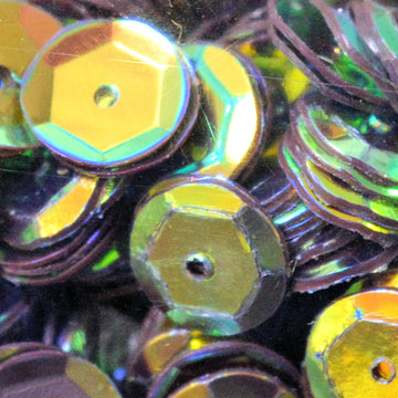 8mm Slightly Cupped Crystal Opaque Downtown Brown