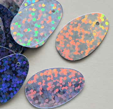 21mm Hologram Oval Silver 100 Grams