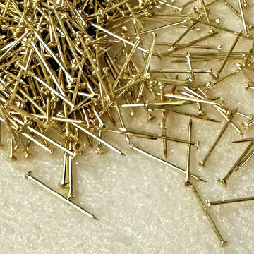 1/2-inch Gold Sequin Pins