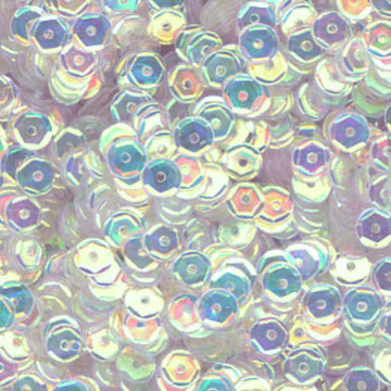 5mm Slightly Cupped Crystal Iris Clear AB