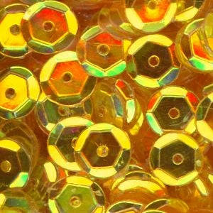 6mm Slightly Cupped Crystal Iris Buttercup
