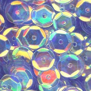 6mm Slightly Cupped Crystal Iris Skyline