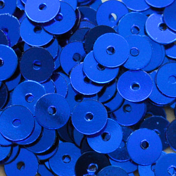 5mm Flat Metallic Cobalt Blue 100 grams