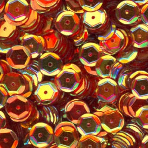 10mm Slightly Cupped Crystal Iris Volcano 100 Grams