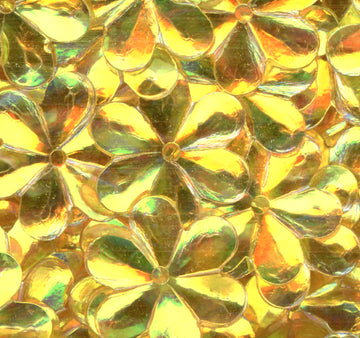 15mm Flower Crystal Iris Luscious Lemon