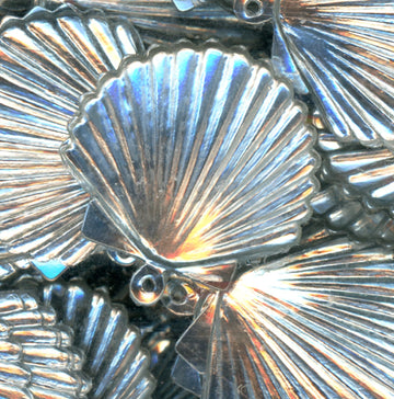 22mm Shell Metallic Silver