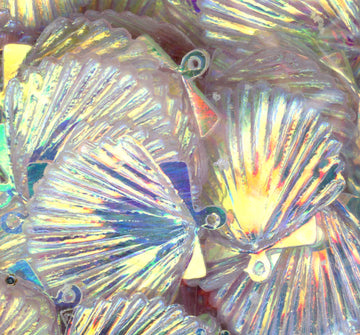 22mm Shell Crystal Iris Clear AB 50 Grams