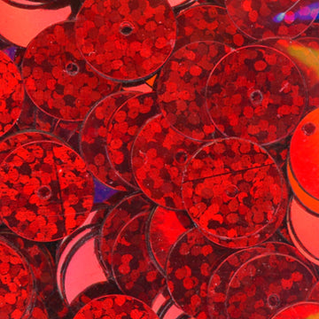 10mm Flat Hologram Red