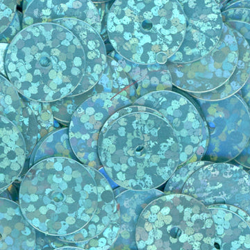 10mm Flat Hologram Spa Blue