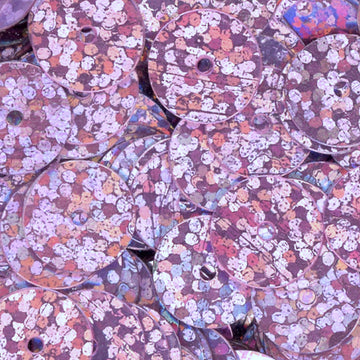 10mm Flat Hologram Light Pink 100 Grams