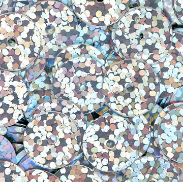 10mm Flat Hologram Silver 100 Grams