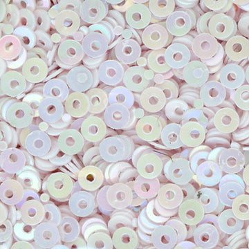 3mm Flat Opaque Iridescent White 100 Grams