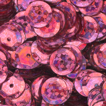 10mm Slightly Cupped Hologram Adobe Rose 100 Grams