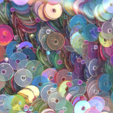 5mm Flat Iridescent Mix