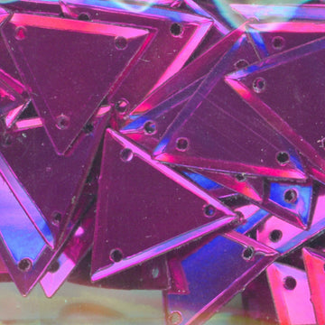 15mm Metallic Triangle Orchid