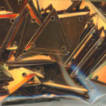 15mm Metallic Triangle Bronze