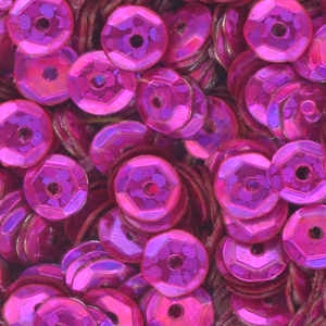 5mm Slightly Cupped Hologram Orchid