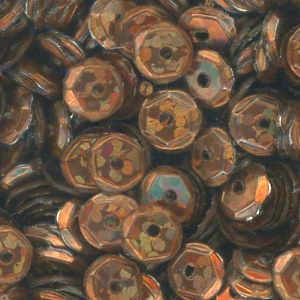 5mm Slightly Cupped Hologram Antique Bronze