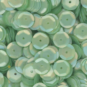 8mm Slightly Cupped Satin Light Willow Green 50 Grams
