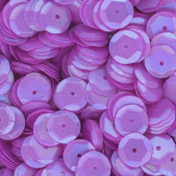8mm Slightly Cupped Satin Light Purple 100 Grams