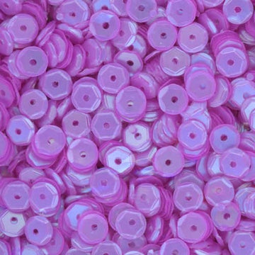 5mm Slightly Cupped Satin Light Purple 100 Grams