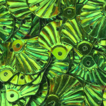 12mm Metallic Shell Kelly Green 100 Grams