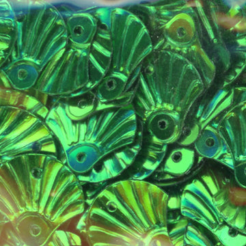 12mm Metallic Shell Green 100 Grams