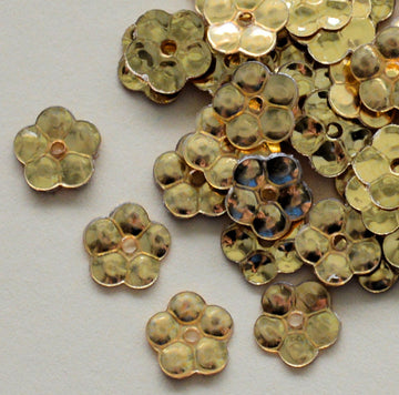 5mm Metallic Flower Gold 100 Grams