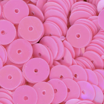 6mm Flat Opaque Iridescent Dark Pink 100 Grams