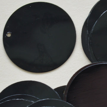 20mm Paillette Black Glossy 50 grams