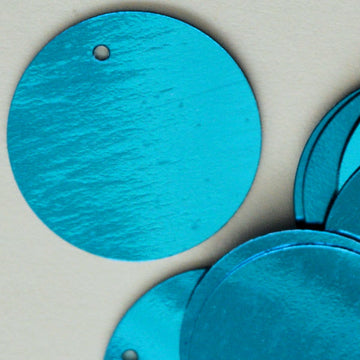 20mm Metallic Paillette Turquoise 1000 count