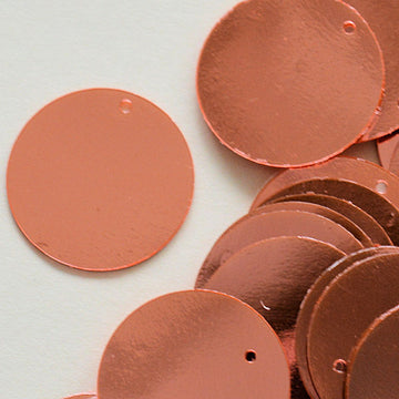 20mm Metallic Paillette Peach 1000 count