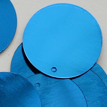 20mm Metallic Paillette Blue Bell 50 grams