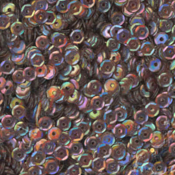 4mm Slightly Cupped Iridescent Chocolate 100 Grams