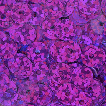 5mm Flat Hologram Orchid
