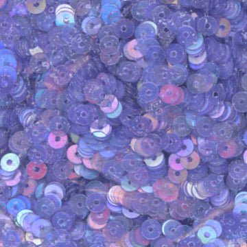 4mm Flat Iridescent Medium Blue