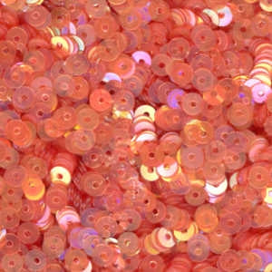 4mm Flat Iridescent Lt Burnt Orange 100 Grams