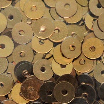5mm Flat Metallic Brass 100 grams