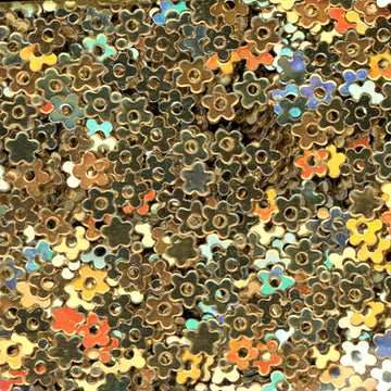 3mm Metallic Flower Gold